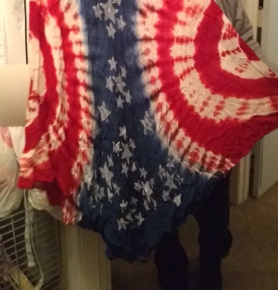 One size fits most Bohemian tyed dyed tunic - Picture 2 of 2